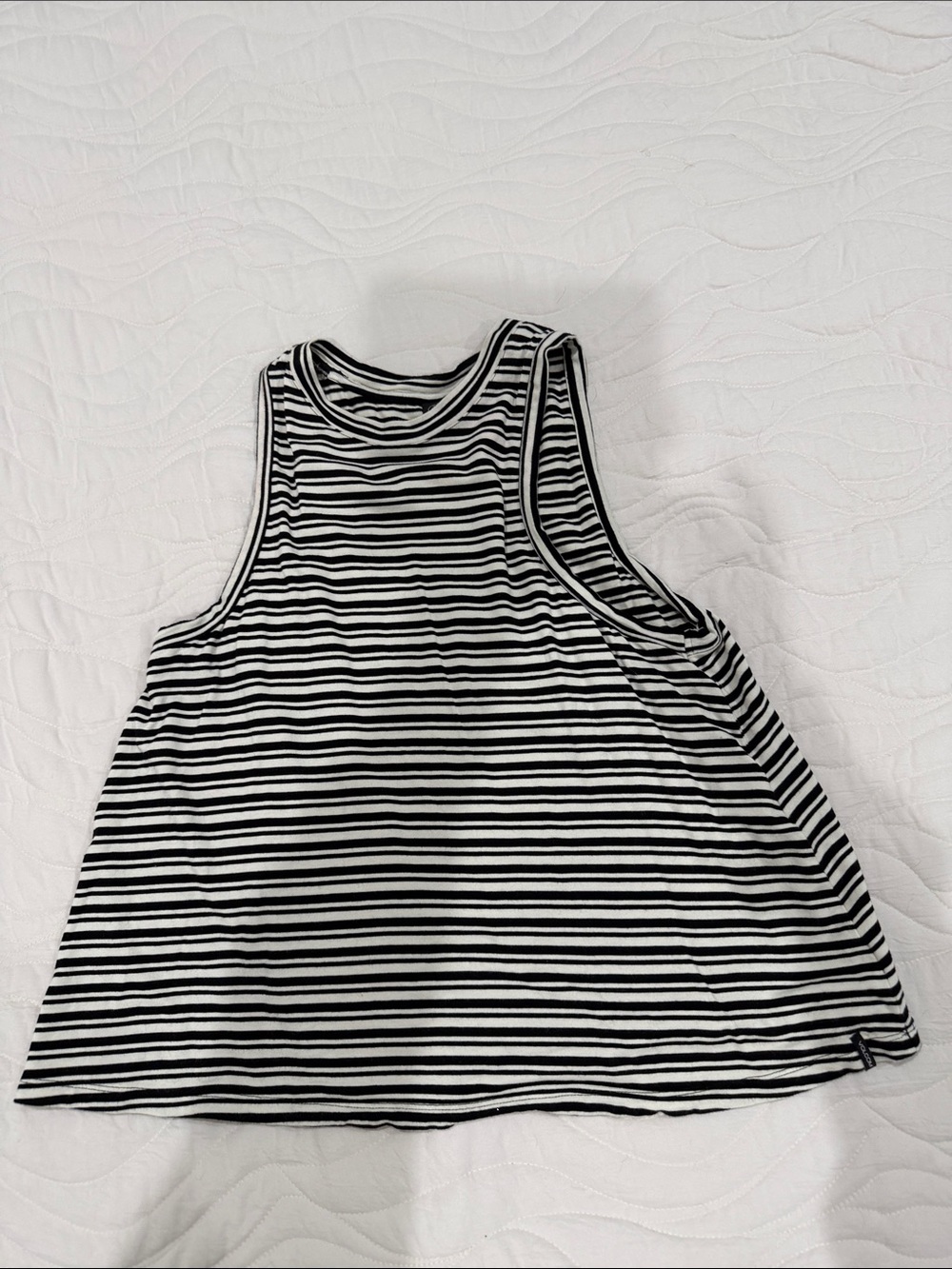 Volcom Black & White Striped Tank